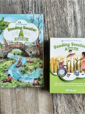 The Good And The Beautiful Level K Reading Booster A Cards & Booster Book Set A
